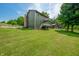 Spacious backyard featuring a two-story deck at 155 Hoover Dr, , IN 46164