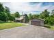 Charming home with detached garage and long drive way with well-maintained landscaping at 155 Hoover Dr, , IN 46164