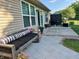 Inviting backyard patio with comfortable seating, potted plants, and an outdoor grill, ideal for entertaining guests at 1820 Irish Lake Ln, Indianapolis, IN 46239