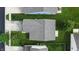 Overhead view of rooftop with a tree in the backyard at 2253 Bridlewood Dr, Franklin, IN 46131