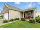 Beautiful home with a cozy front porch, great landscaping, and ample curb appeal at 2253 Bridlewood Dr, Franklin, IN 46131