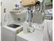 Functional laundry room with modern washer and dryer at 2253 Bridlewood Dr, Franklin, IN 46131