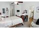 Cozy bedroom features a bed, desk, and an ensuite bathroom creating a private retreat for relaxation and convenience at 2253 Bridlewood Dr, Franklin, IN 46131