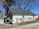 Exterior view of a storage shed in disrepair at 2519 N A St, Elwood, IN 46036