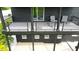 Relaxing balcony with stylish furniture and sleek black railings, perfect for outdoor lounging at 3306 Mullinix Rd, Greenwood, IN 46143