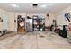 Well-lit two-car garage with storage solutions and ample space at 4585 Abbey Dr, Carmel, IN 46033