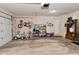 Clean two-car garage showcasing organized storage and extra space at 4585 Abbey Dr, Carmel, IN 46033