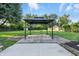 Close-up of backyard gazebo with wooden deck, offering a charming outdoor space for gatherings at 5170 Mt Pleasant N St, Greenwood, IN 46142