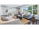 Bright and airy living room with hardwood floors and comfortable seating at 5170 Mt Pleasant N St, Greenwood, IN 46142