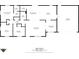 Detailed floorplan showcasing the layout of a 1305 sqft home, including room dimensions and total area at 6609 Cordova Ct, Indianapolis, IN 46221