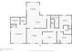 Detailed floor plan showcasing layout of rooms, dimensions, and closet space at 6655 Teeters Ln, Martinsville, IN 46151