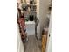 Organized pantry features stocked shelves, a chest freezer, and additional storage space at 7270 W Stone Pass, New Palestine, IN 46163