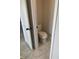Clean and simple powder room with neutral decor and a classic design at 7270 W Stone Pass, New Palestine, IN 46163
