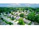 Aerial view of a suburban neighborhood featuring tree-lined streets and single-Gathering homes at 741 Chestnut Ln, Brownsburg, IN 46112