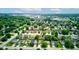 An extensive aerial perspective shows a vibrant community with homes nestled among lush greenery and convenient access to amenities at 741 Chestnut Ln, Brownsburg, IN 46112
