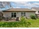 A lovely backyard with a patio set and blossoming flowers, perfect for outdoor relaxation and entertainment at 741 Chestnut Ln, Brownsburg, IN 46112