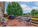 Spacious deck with view of pond at 7911 Bentley Commons Dr, Indianapolis, IN 46259
