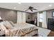 Primary bedroom featuring hardwood flooring, a fluffy area rug, and neutral walls at 8760 Big Bend Rd, Martinsville, IN 46151