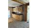 Cozy dining area featuring wooden cabinets, complementing a rustic aesthetic at 9168 S State Road 9, Flat Rock, IN 47234