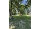 Scenic view of the property's grassy and wooded area with a small pond at 9168 S State Road 9, Flat Rock, IN 47234