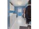 Functional laundry room with modern washer/dryer and ample storage space at 1439 E Mckenzie Rd, Greenfield, IN 46140