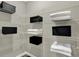 Organized walk-in closet with wire shelving, featuring neatly folded towels and storage boxes at 19838 Moorpark Lndg, Noblesville, IN 46062