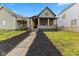 Charming two-story home with a welcoming front porch and well-maintained yard at 206 N Beville Ave, Indianapolis, IN 46201