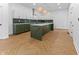 Stylish kitchen with an island, new appliances, and plenty of counter space at 206 N Beville Ave, Indianapolis, IN 46201