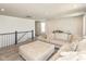 Open living room featuring large sectional sofa, wood style floors, and modern finishes at 265 Gathering Ln, Greenwood, IN 46143