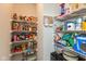 Well-stocked pantry with wire shelving provides ample space for organized food storage and easy access to essentials at 265 Gathering Ln, Greenwood, IN 46143