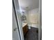 Compact bathroom with tub and shower and neutral decor at 2734 Mingo Ct, Indianapolis, IN 46217