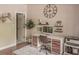 Functional home office boasts a modern desk setup and ample natural light at 2901 Hazel Foster Dr, Carmel, IN 46033