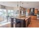Bright kitchen with an island and adjoining dining area, perfect for entertaining at 2901 Hazel Foster Dr, Carmel, IN 46033