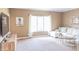 Inviting living room showcases a comfortable white sofa and a bright window at 2901 Hazel Foster Dr, Carmel, IN 46033