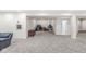 Spacious finished basement area with neutral carpet, offering versatile living space at 2920 Bloomsbury S, Greenwood, IN 46143
