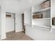 Well-organized walk-in closet with built-in shelving and ample storage space at 2920 Bloomsbury S, Greenwood, IN 46143