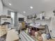 Bonus room with a slanted ceiling and a workspace for sewing and crafts at 3641 Harrison St, Needham, IN 46162