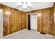 Cozy bedroom featuring a ceiling fan, closet, and light from a window with light drapery at 4070 Serenity Way Ct, Greenwood, IN 46142