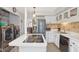 Well-equipped kitchen with stainless steel appliances and white cabinetry at 5152 Coppertree Ln, Avon, IN 46123