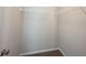 This walk-in closet includes shelving at 6218 N Woodside Ct, McCordsville, IN 46055