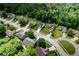 Residential neighborhood with mature trees and well-maintained houses at 6439 Bower Dr, Indianapolis, IN 46241