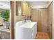 Laundry room with appliances and closet, providing convenience and storage space at 6439 Bower Dr, Indianapolis, IN 46241