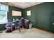 Office showing a desk and chair, designed for efficiency and productivity with neutral carpet at 6439 Bower Dr, Indianapolis, IN 46241