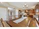 Spacious dining room featuring chandelier and a view of the entrance at 6622 W Dickens Xing, McCordsville, IN 46055