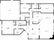 Detailed floor plan showcasing the layout of the home, including bedrooms, bathrooms, and living spaces at 6816 Minnow Dr, Indianapolis, IN 46237