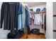 Walk-in closet with ample storage space and organizational features, perfect for clothing and accessories at 770 Viewpoint Dr, Plainfield, IN 46168