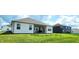 Large backyard with covered patio great for relaxation and entertainment space at 7808 Grande Oaks Dr, Plainfield, IN 46168