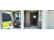 Cozy front porch with seating area offers a welcoming entrance to the home at 7808 Grande Oaks Dr, Plainfield, IN 46168