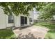 A back patio leads out to a wide open yard at 7914 Willow Wind Cir, Indianapolis, IN 46239