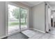 View of kitchen area and sliding doors to backyard at 7914 Willow Wind Cir, Indianapolis, IN 46239